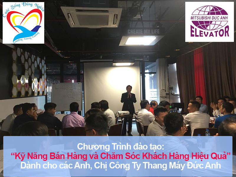 Chương trình đào tạo Kỹ năng Bán Hàng chuyên nghiệp Cho Công Ty Thang Máy Đức Anh