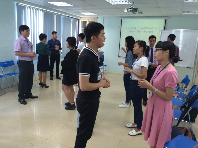 Đào tạo Kỹ năng giao tiếp và thuyết trình tại Hà Nội ngày 19/11/2016
