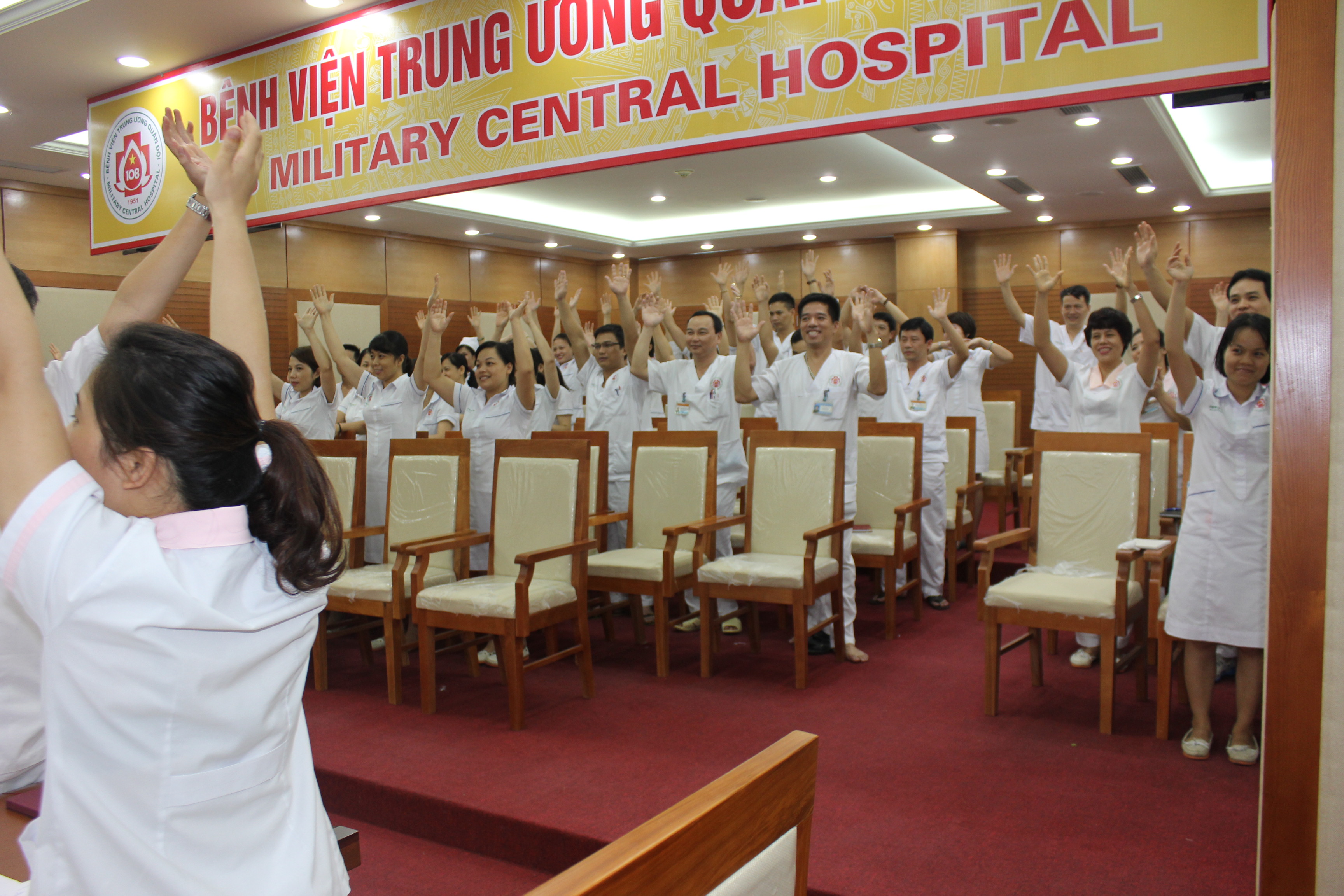 Chương trình đào tạo "Kỹ Năng Giao Tiếp Và Xử Lý Tình Huống" lần thứ 8 cho Bệnh Viên Trung Ương Quân Đội 108