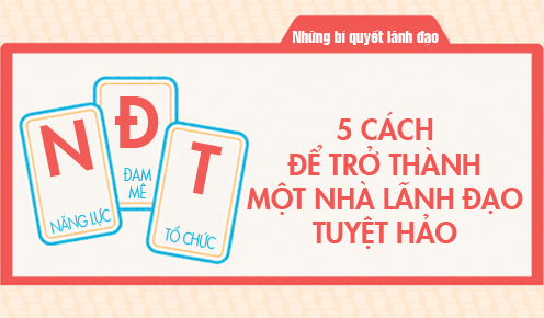 5 Bước ĐểTrở Thành Nhà Lãnh Đạo Giỏi
